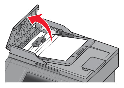 ADF Jam during duplex scans or copies | Lexmark X464